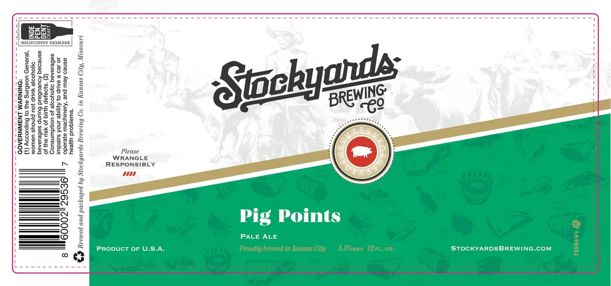 Pig Points Pale Ale — full label as filed with TTB