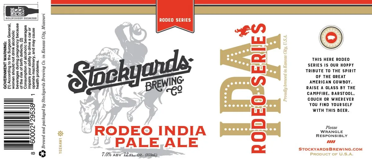 Rodeo India Pale Ale label