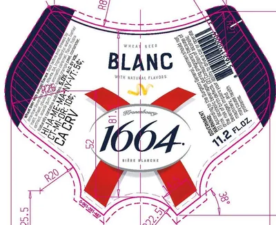 1664 Blanc label
