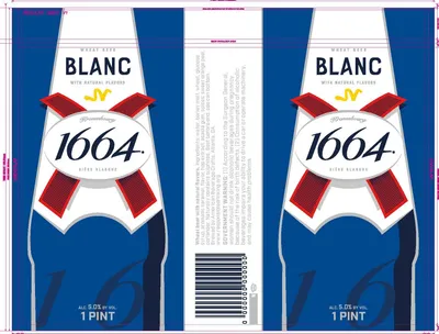 1664 Blanc label