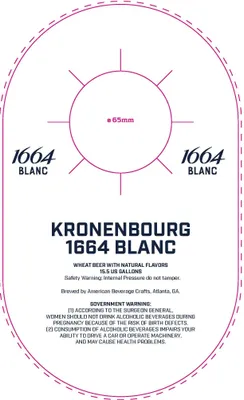 1664 Blanc label