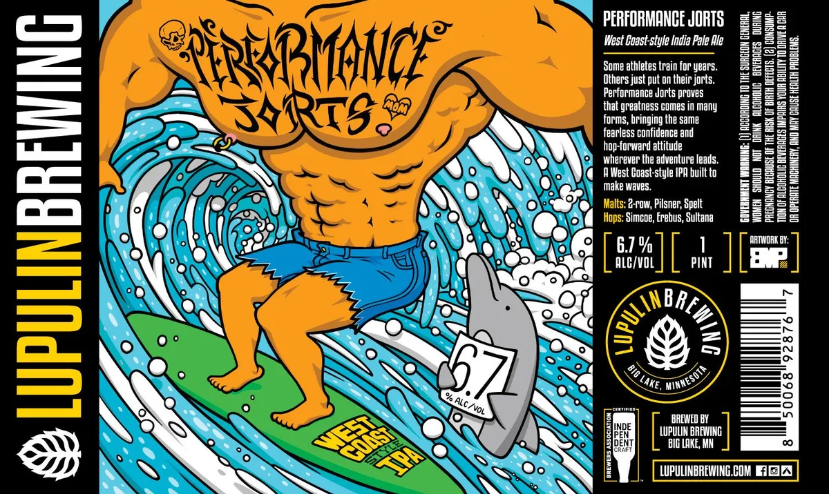 Performance Jorts — full label as filed with TTB