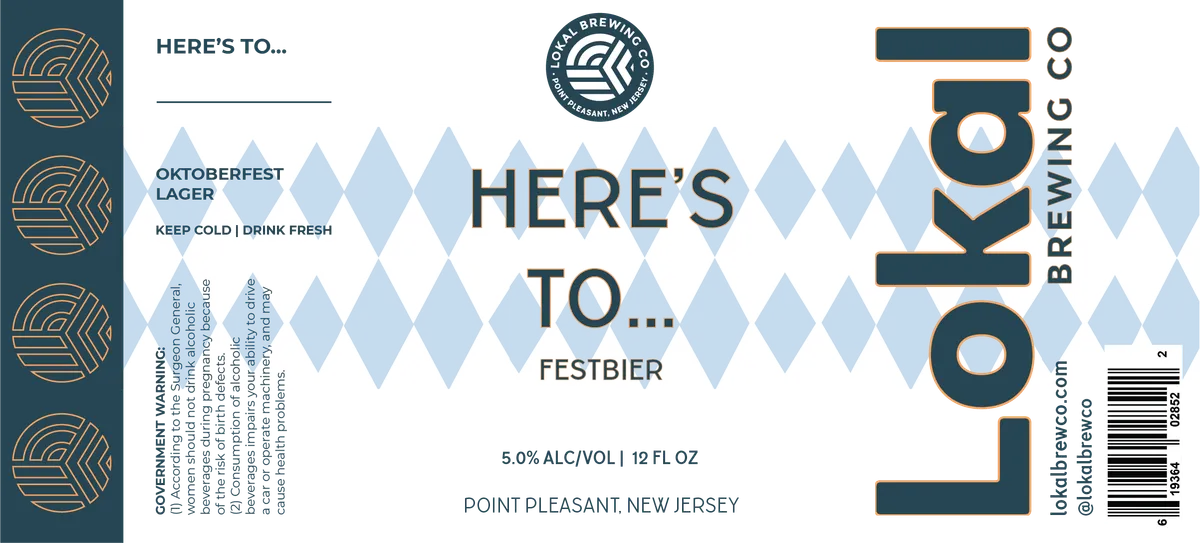 Here's To... — full label as filed with TTB