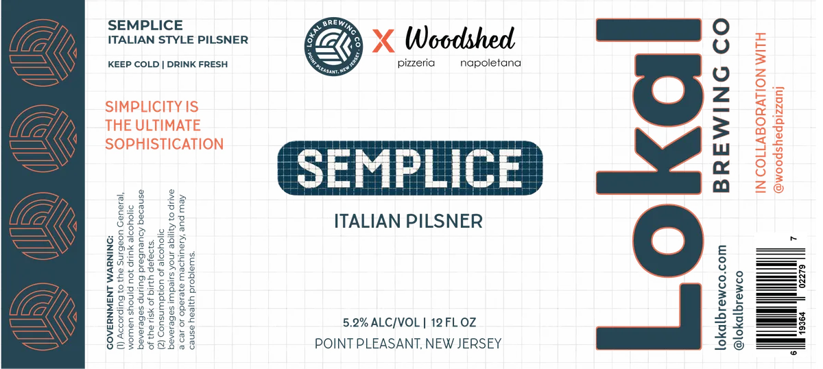 Semplice — full label as filed with TTB