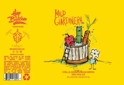Mild Giardiniera label