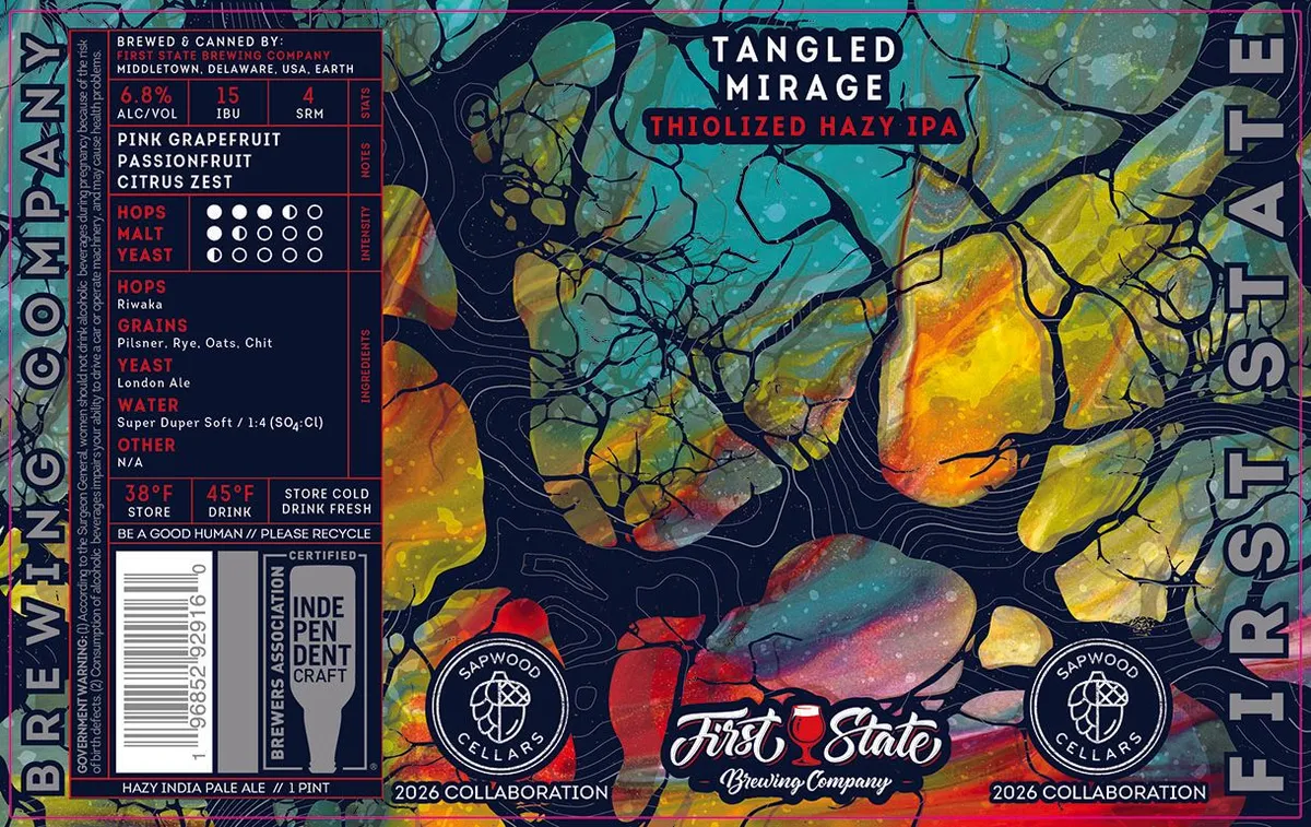 Tangled Mirage — full label as filed with TTB