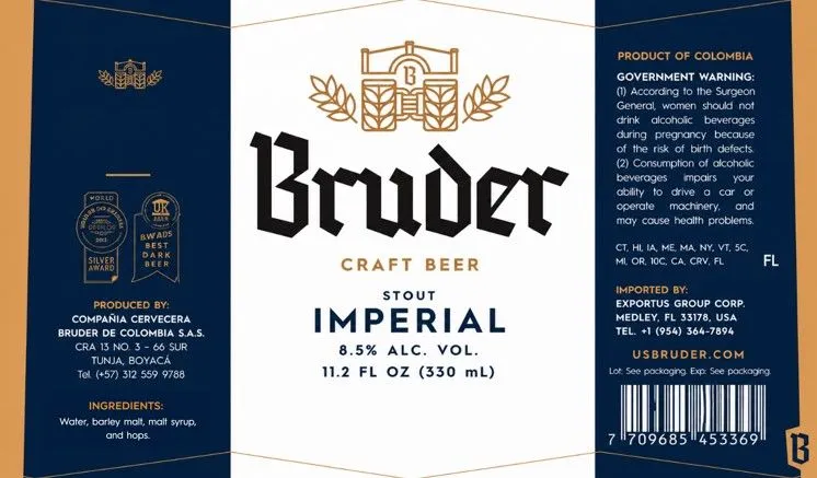 Imperial — full label as filed with TTB