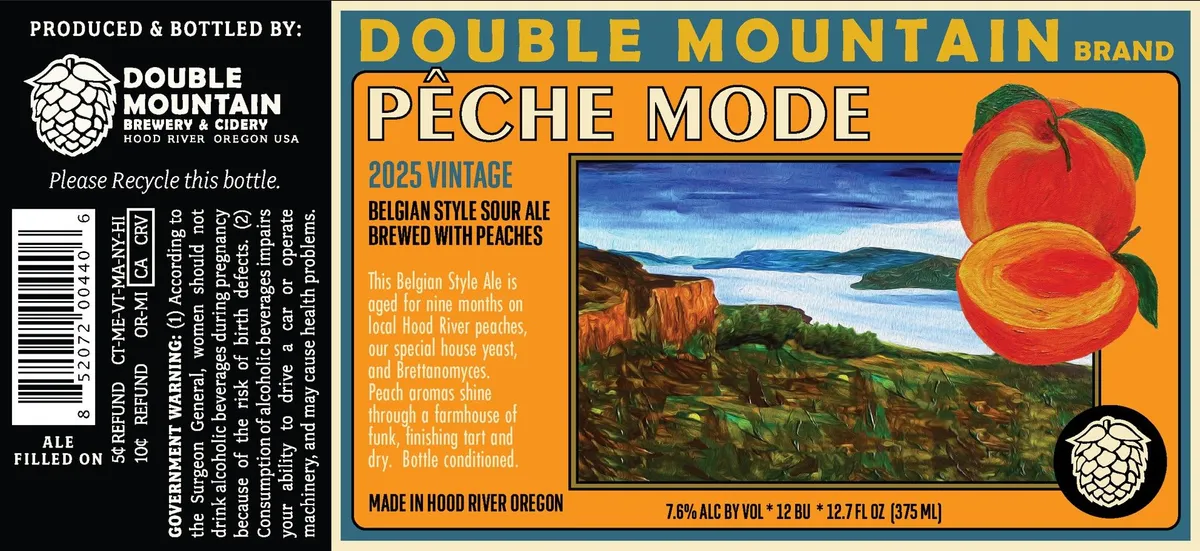 Peche Mode — full label as filed with TTB