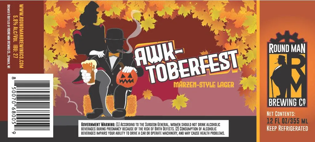 Awk-Toberfest label