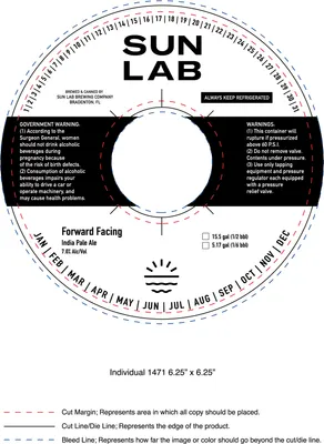 Forward Facing label