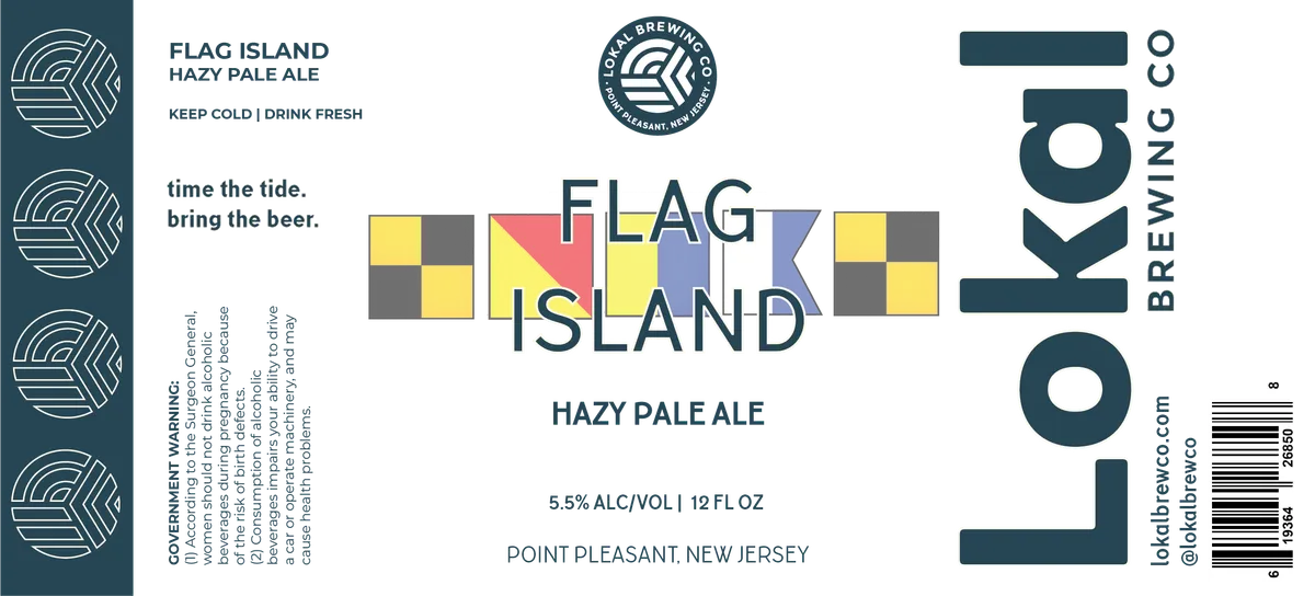 Flag Island — full label as filed with TTB