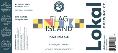 Flag Island label