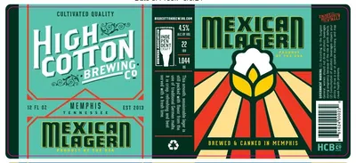 Mexican Lager label