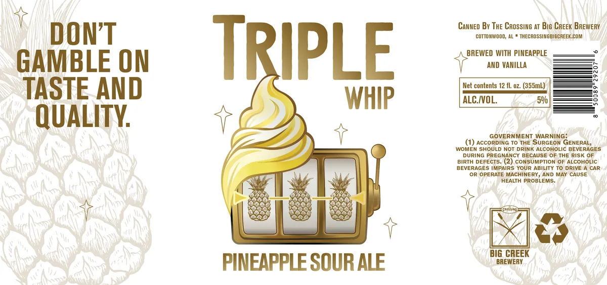 Triple Whip — full label as filed with TTB