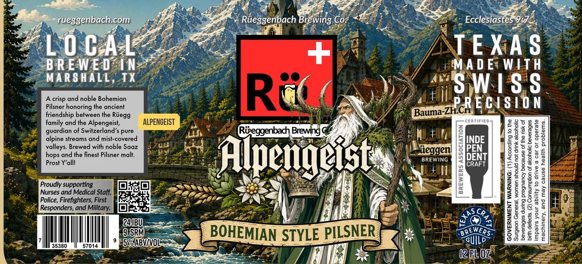 Alpengeist — full label as filed with TTB