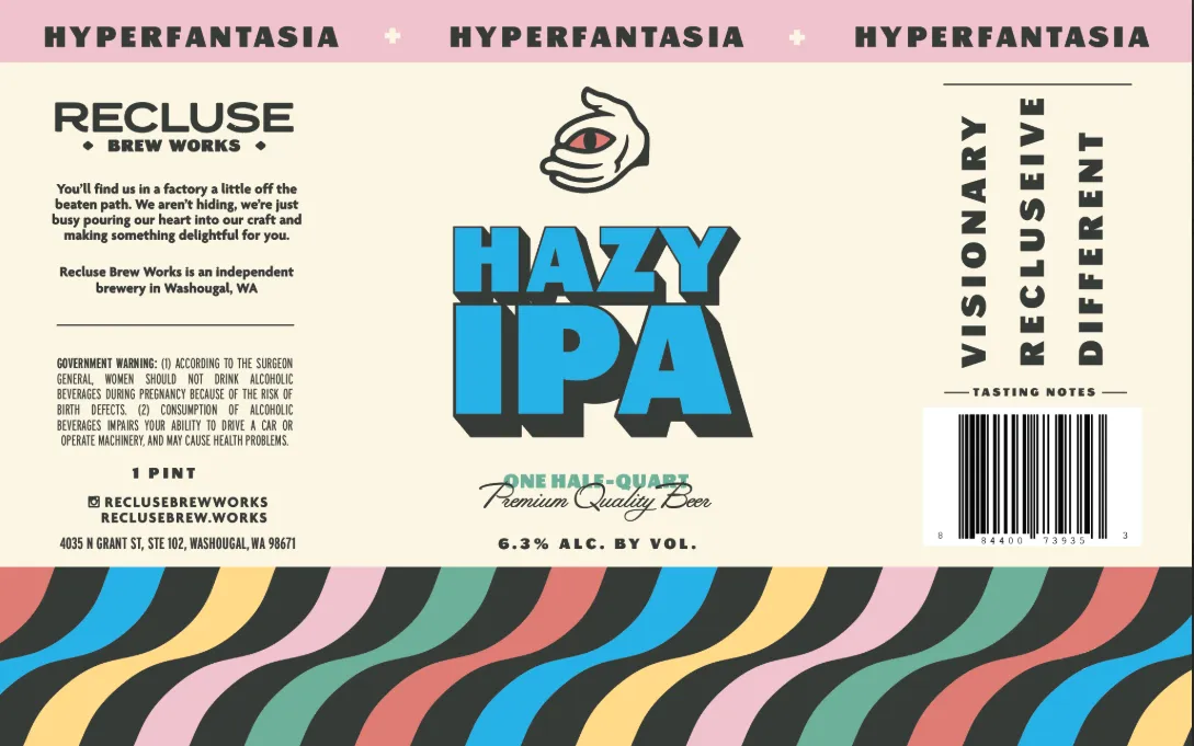 Hyperfantasia — full label as filed with TTB