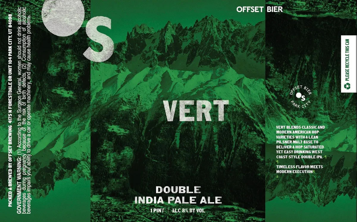 Vert — full label as filed with TTB