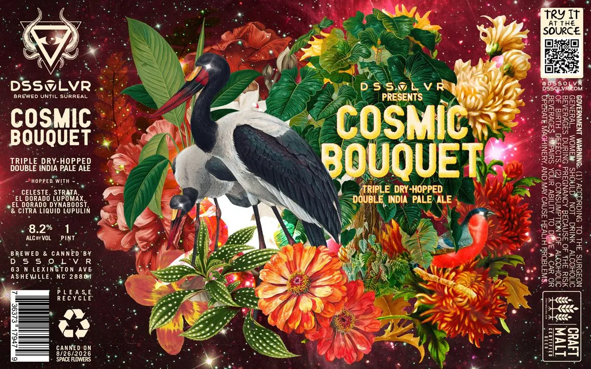 Cosmic Bouquet — full label as filed with TTB