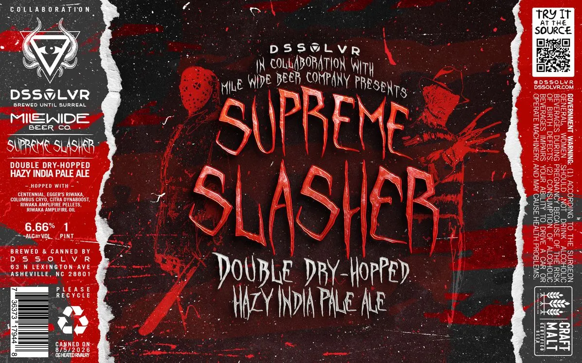 Supreme Slasher — full label as filed with TTB