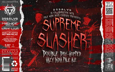 Supreme Slasher label