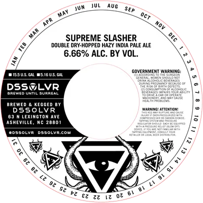 Supreme Slasher label