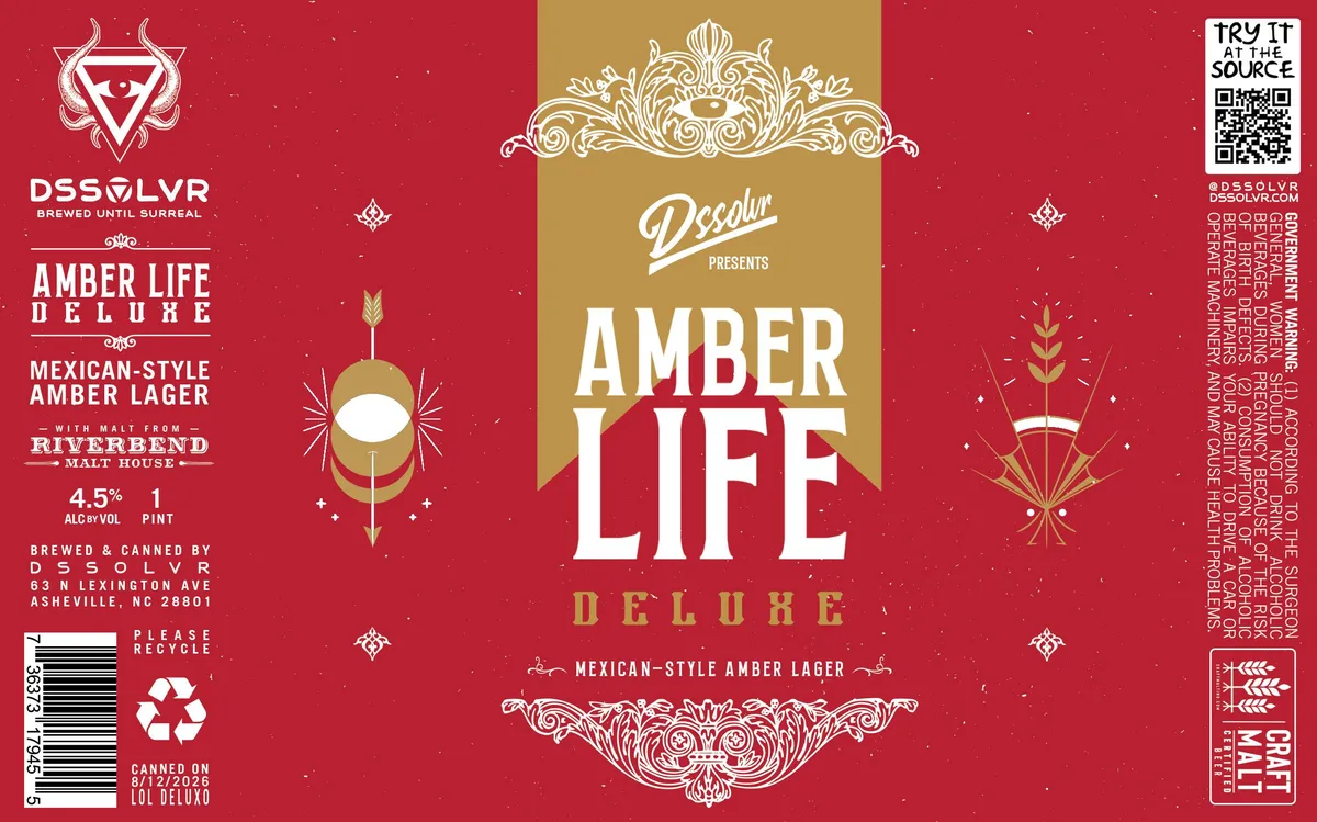 Amber Life Deluxe label