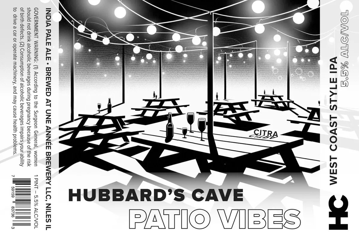 Patio Vibes label