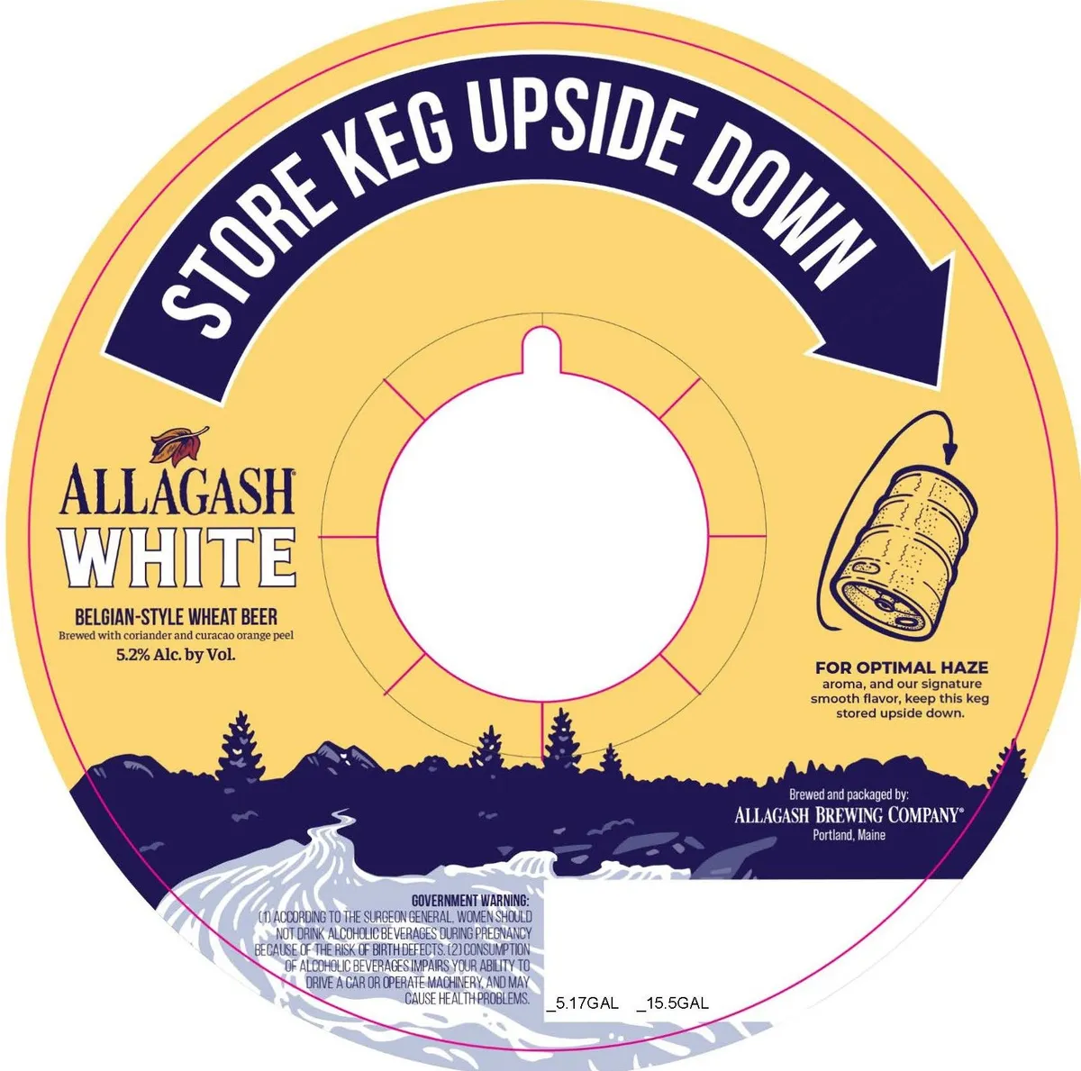 Allagash White — full label as filed with TTB