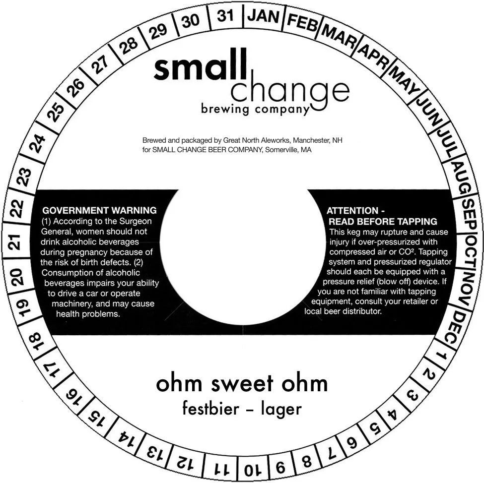 Ohm Sweet Ohm — full label as filed with TTB