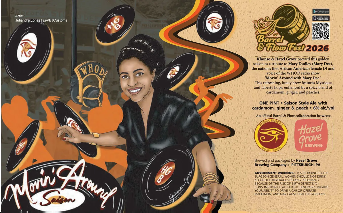 Movin' Around — full label as filed with TTB