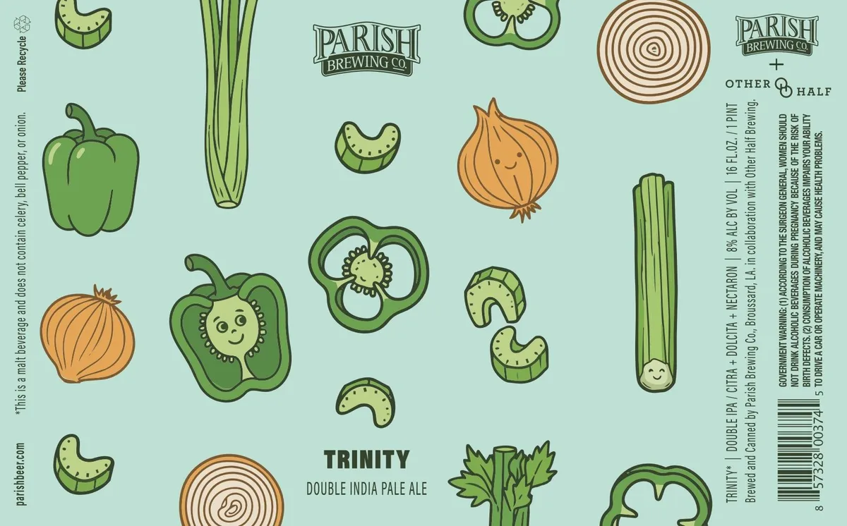 Trinity — full label as filed with TTB