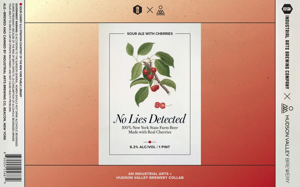 No Lies Detected — full label as filed with TTB