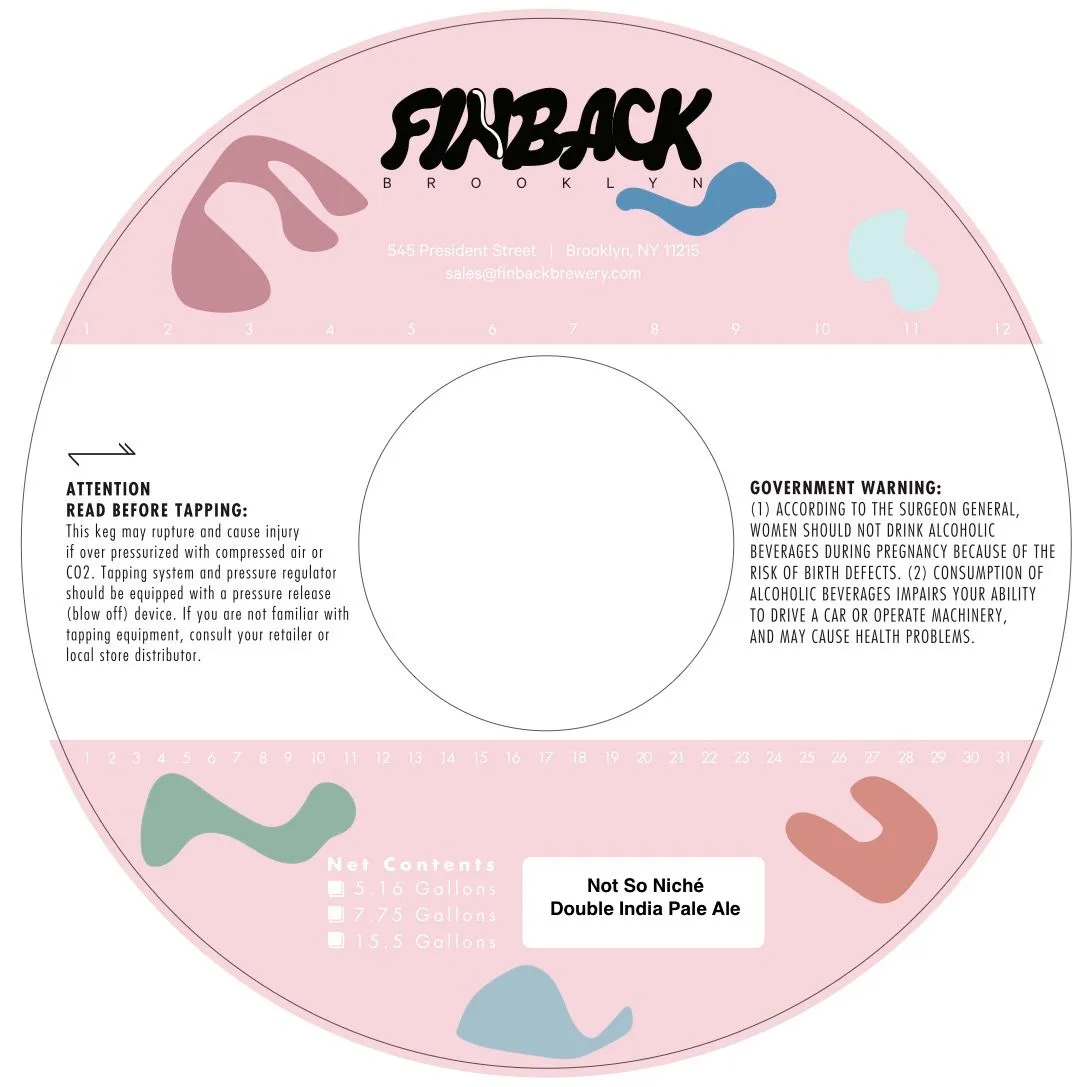 Not So Niché — full label as filed with TTB