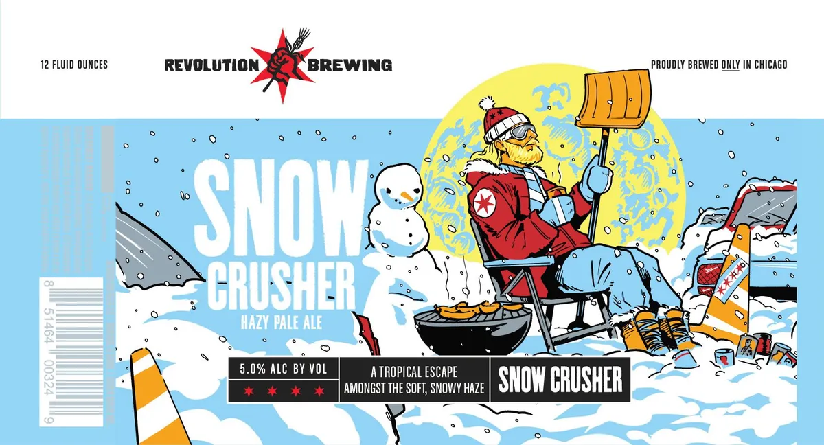 Snow Crusher — full label as filed with TTB