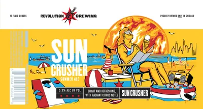 Sun Crusher label