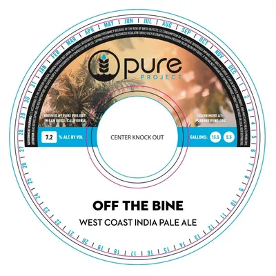 Off The Bine label
