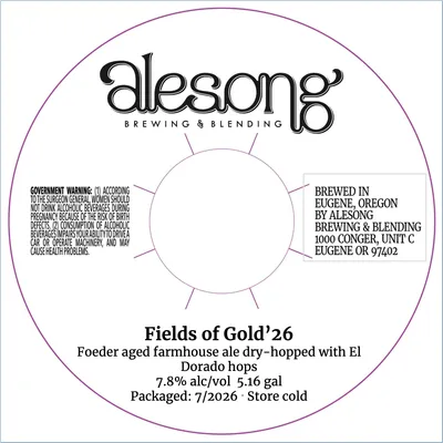 Fields of Gold '26 label