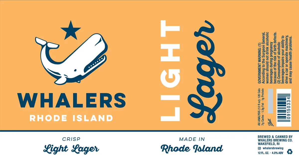 Light Lager label