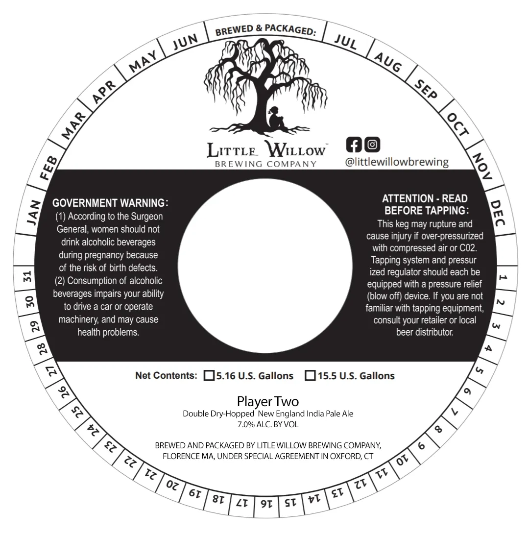 Player Two — full label as filed with TTB