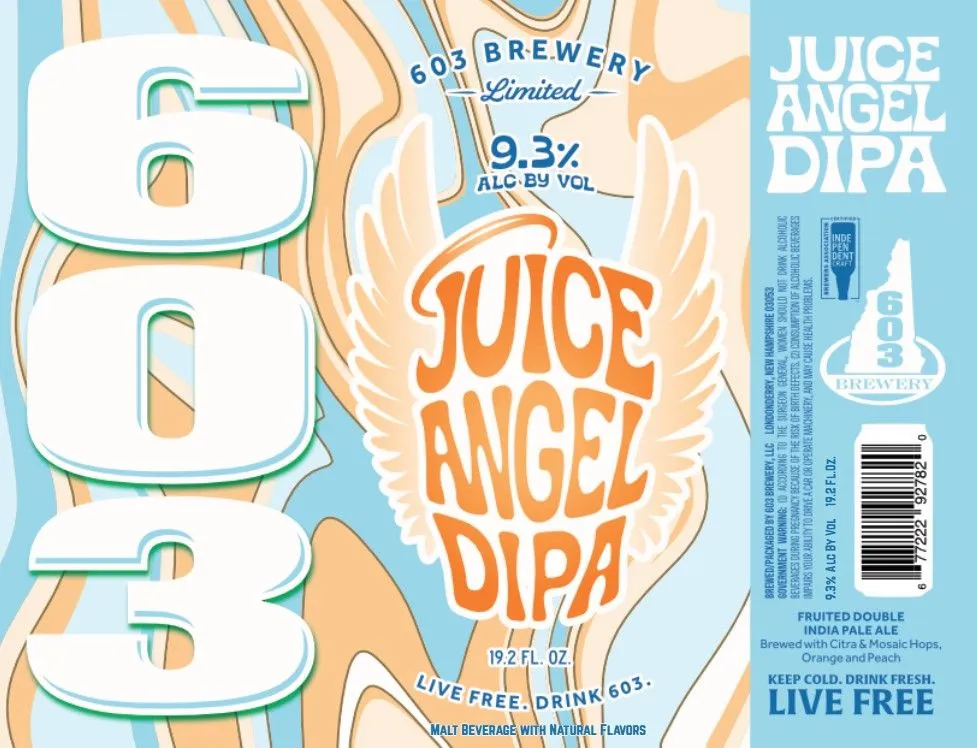 Juice Angel DIPA — full label as filed with TTB