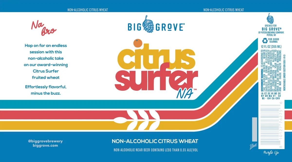 Citrus Surfer N/A — full label as filed with TTB