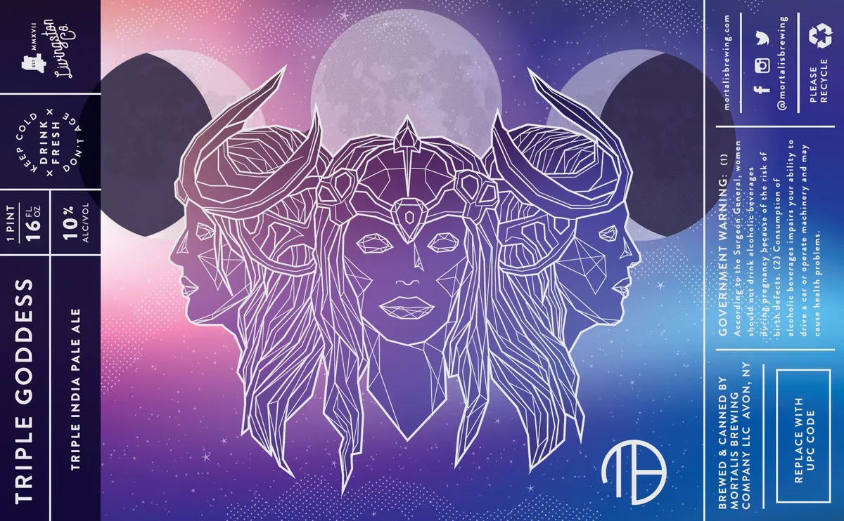 Triple Goddess label