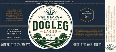 Dogleg Lager label