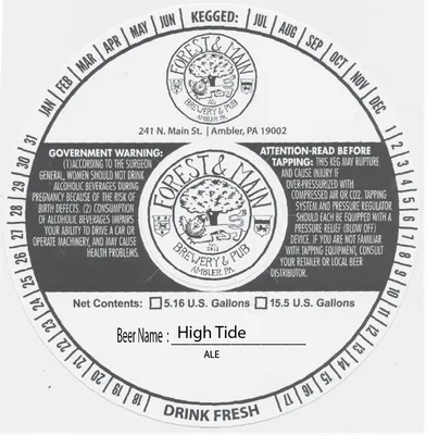 High Tide label