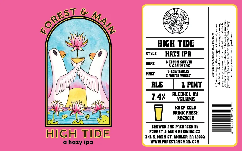 High Tide — full label as filed with TTB