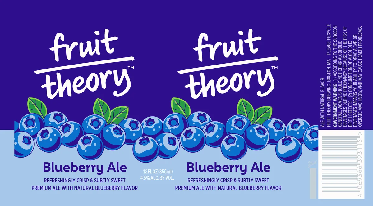 Blueberry Ale — full label as filed with TTB