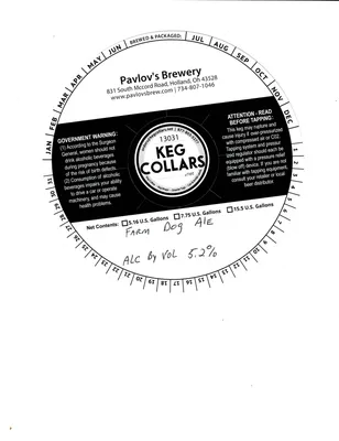 Farm Dog Ale label