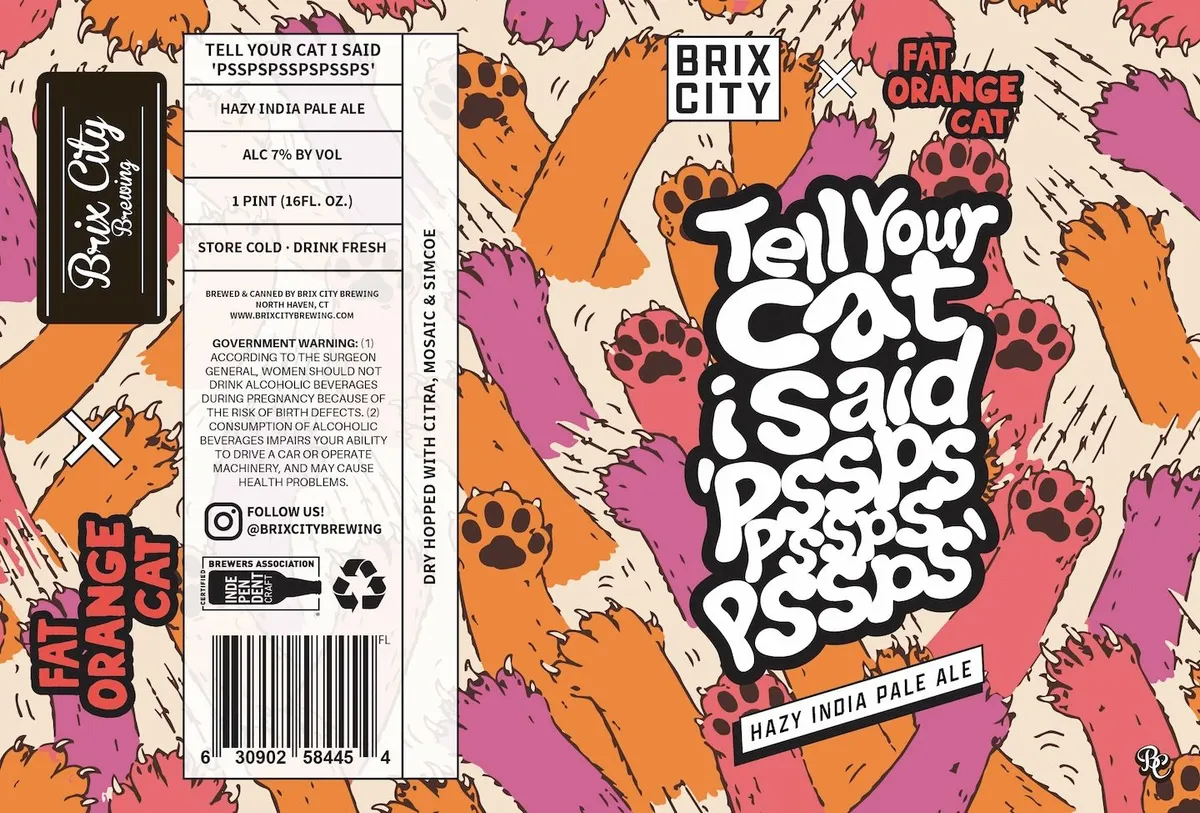 Tell Your Cat I Said 'Pssps Pssps Pssps' — full label as filed with TTB