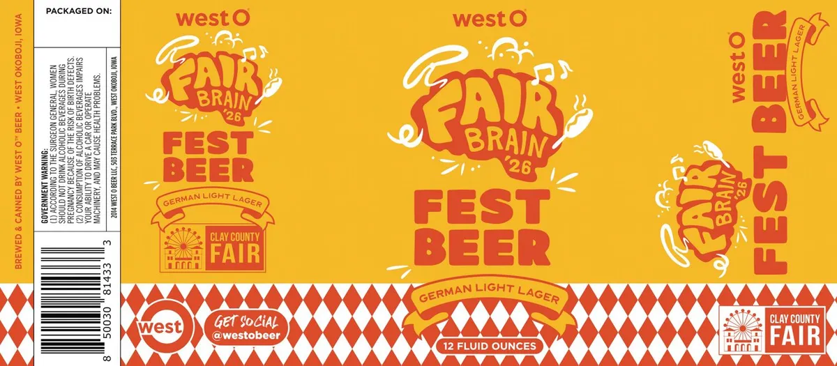 Fair Brain '26 Fest Beer label
