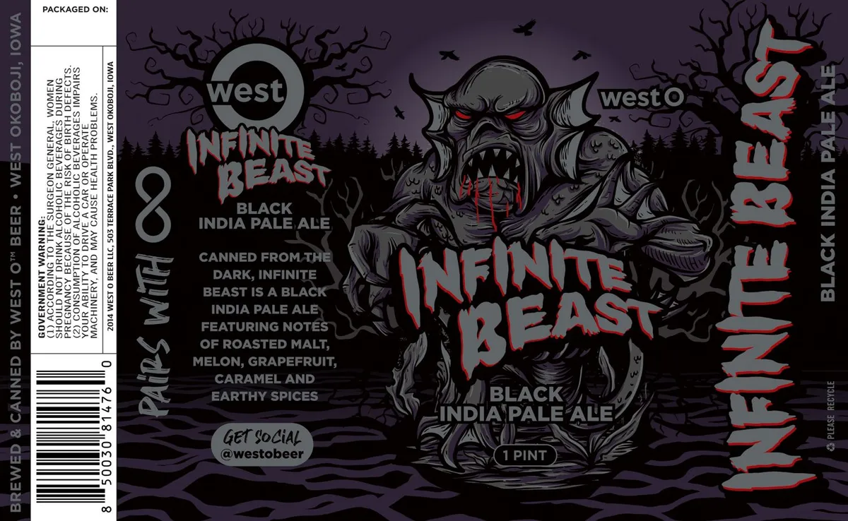 Infinite Beast — full label as filed with TTB